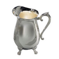 Silver Plated Barware 2 Quart Water Pitcher with Legs